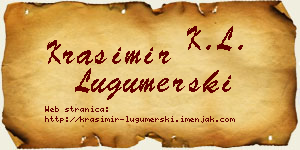 Krasimir Lugumerski vizit kartica